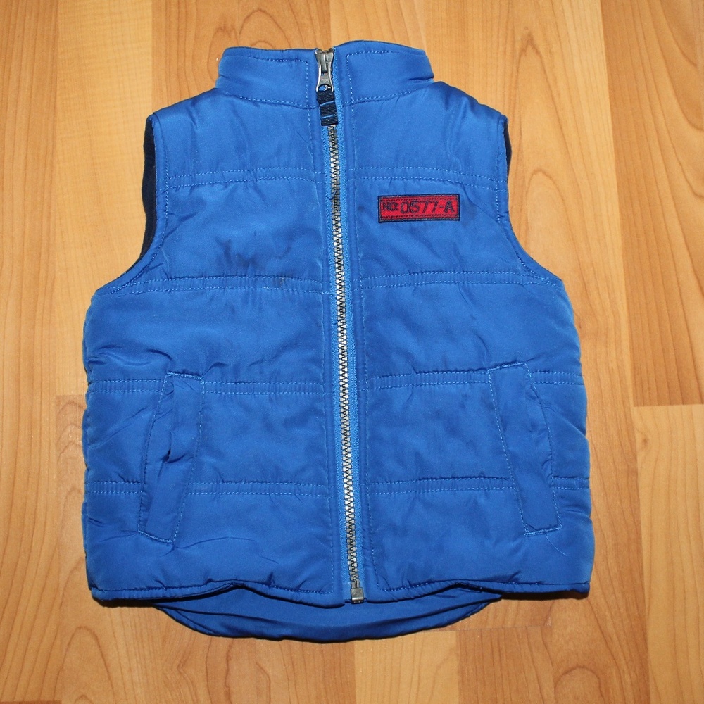 Carter's Boy 24M Puffer Vest Blue Coat Fleece